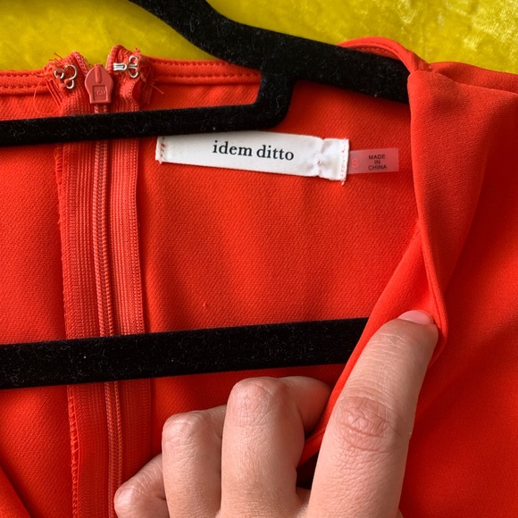 Gorgeous Red Romper- WORN ONCE - Picture 4 of 4